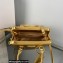 Prada Galleria Saffiano leather Mini bag 1BA906 Gold 2023