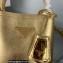 Prada Panier Saffiano leather Mini bag 1BA373 Gold 2023