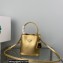 Prada Panier Saffiano leather Mini bag 1BA373 Gold 2023