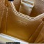 Prada Panier Saffiano leather Mini bag 1BA373 Gold 2023