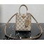 Prada Symbole jacquard fabric micro bag 1BA355 Apricot 2023