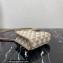 Prada Symbole jacquard fabric micro bag 1BA355 Apricot 2023
