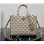 Prada Symbole jacquard fabric Small handbag 1BA354 Apricot 2023
