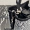 Prada Panier Satin bag with Crystals 1BA373 Black/Silver 2023