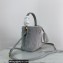 Prada Panier Shearling Mini bag 1BA373 Gray 2023
