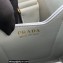 Prada Panier Shearling Mini bag 1BA373 Gray 2023