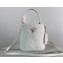 Prada Panier Shearling Mini bag 1BA373 White 2023