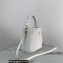 Prada Panier Shearling Mini bag 1BA373 White 2023