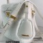 Prada Panier Shearling Mini bag 1BA373 White 2023