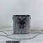 Prada Satin Mini Bucket bag with Crystals 1BD016 Black/Silver 2023