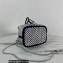 Prada Satin Mini Bucket bag with Crystals 1BD016 Black/Silver 2023