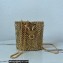 Prada Satin Mini Bucket bag with Crystals 1BD016 Gold 2023