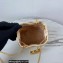 Prada Satin Mini Bucket bag with Crystals 1BD016 Gold 2023