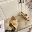 Moschino Heel 6.5cm Metal Logo foiled calfskin sandals Beige 2023