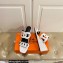 Hermes Figari 55 sandals with Chaine d'Ancre straps White