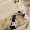 Hermes Figari 55 sandals with Chaine d'Ancre straps White