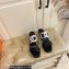 Hermes Figari 55 sandals with Chaine d'Ancre straps Black/Silver