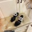 Hermes Figari 55 sandals with Chaine d'Ancre straps Black/Silver