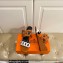 Hermes Figari 55 sandals with Chaine d'Ancre straps Brown/White