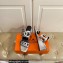 Hermes Figari 55 sandals with Chaine d'Ancre straps Silver
