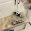 Hermes Figari 55 sandals with Chaine d'Ancre straps Silver