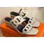 Hermes Figari 55 sandals with Chaine d'Ancre straps Creamy