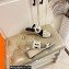 Hermes Figari 55 sandals with Chaine d'Ancre straps Creamy