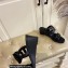 Hermes Figari 55 sandals with Chaine d'Ancre straps Black
