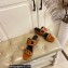 Hermes Figari 55 sandals with Chaine d'Ancre straps Brown