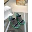 JW Anderson Heel 9cm Bumper-tube Leather Mules Crystals Black/Green 2023