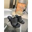 JW Anderson Heel 9cm Bumper-tube Leather Mules Crystals Black 2023