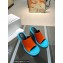 JW Anderson Heel 9cm Bumper-tube Leather Mules Orange/Blue 2023