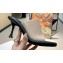 JW Anderson Heel 9cm Bumper-tube Leather Mules Gray/Black 2023