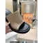 JW Anderson Heel 9cm Bumper-tube Leather Mules Gray/Black 2023