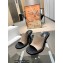 JW Anderson Heel 9cm Bumper-tube Leather Mules Gray/Black 2023