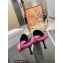 JW Anderson Heel 9cm Bumper-tube Leather Mules Yellow/Fuchsia 2023