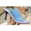 JW Anderson Heel 9cm Bumper-tube Leather Mules Blue/Lavender 2023
