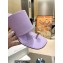 JW Anderson Gold chain link Heel 7.5cm Diamond Thong-Toe Leather Sandals Lilac 2023