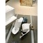 JW Anderson Gold chain link Heel 7.5cm Diamond Thong-Toe Leather Sandals White 2023