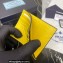 Prada Saffiano leather card holder 2MC223 Embossed triangle logo Yellow 2023