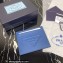 Prada Saffiano leather card holder 2MC223 Embossed triangle logo Blue 2023
