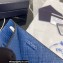 Prada Saffiano leather card holder 2MC223 Embossed triangle logo Blue 2023