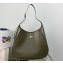 Prada Cleo leather shoulder Bag 1BC181 Dark Green 2023
