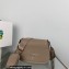 Prada leather shoulder Bag 1BD293 Gray 2023