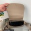 Prada leather shoulder Bag 1BD293 Gray 2023