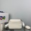 Prada leather shoulder Bag 1BD293 White 2023