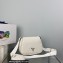 Prada leather shoulder Bag 1BD293 White 2023