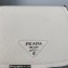 Prada leather shoulder Bag 1BD293 White 2023