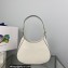 Prada Cleo leather shoulder Bag 1BC179 White 2023