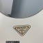 Prada Cleo leather shoulder Bag 1BC179 White 2023
